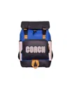 Coach Track Backpack In Multicolor