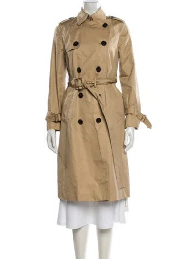 Pre-owned Coach Trench Coat In Brown
