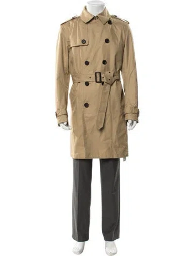Pre-owned Coach Trench Coat In Brown