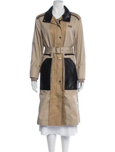 Pre-owned Coach Trench Coat In Brown