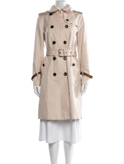Pre-owned Coach Trench Coat In Brown