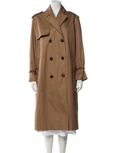 Pre-owned Coach Trench Coat In Neutral