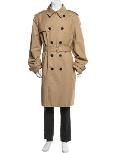 Pre-owned Coach Trench Coat In Neutrals