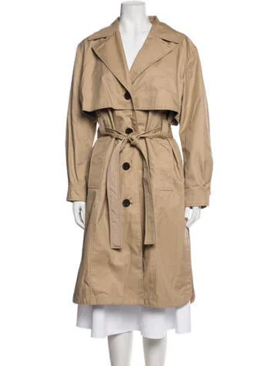 Pre-owned Coach Trench Coat In Neutrals