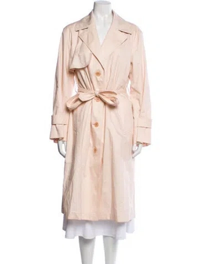 Pre-owned Coach Trench Coat In Pink