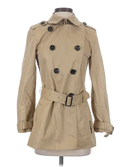 Pre-owned Coach Trenchcoat In Tan