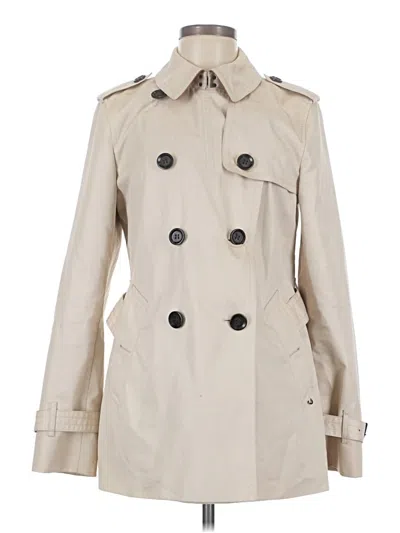 Pre-owned Coach Trenchcoat In Tan