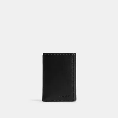 Coach Trifold Wallet In Black