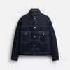 Coach Trucker Jacket In Blue
