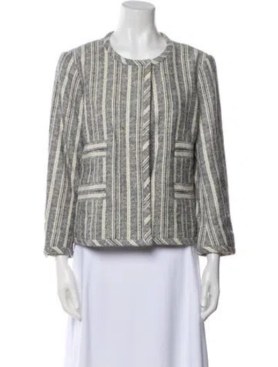 Pre-owned Coach Tweed Pattern Evening Jacket W/ Tags In Multi