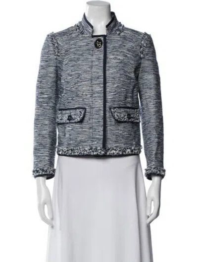 Pre-owned Coach Tweed Tweed Pattern Jacket In Multi