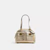 Coach Twin Turnlock Bag 20 In Gold
