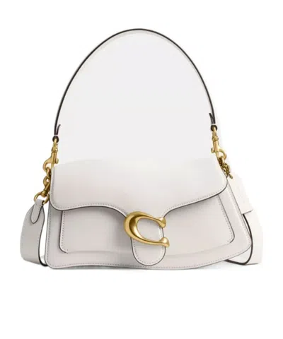 Coach Twisted Tabby Shoulder Bag In Chalk Color