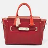 COACH COACH TWO TONE LEATHER SWAGGER 27 CARRYALL TOTE