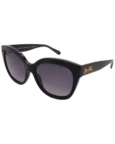Coach Unisex Hc8264-5002t3-56-17-140 Sunglasses In Black