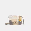 Coach Upcrafted Alie Shoulder Bag In Lizard In Brass/natural