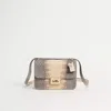 Coach Upcrafted Alie Shoulder Bag In Lizard In Brass/natural