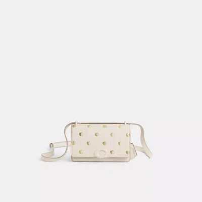 Coach Upcrafted Bandit Crossbody Bag In Silver/chalk
