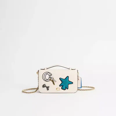 Coach Upcrafted Bea Crossbody Bag In Brass/chalk