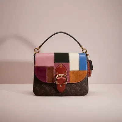 Coach Upcrafted Beat Shoulder Bag In Signature Canvas With Horse And Carriage Print In Multi