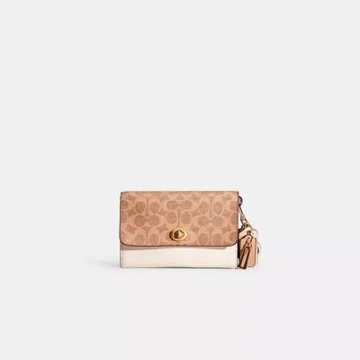 Coach Upcrafted Crossbody Creation In Light Antique Nickel/sand Taupe