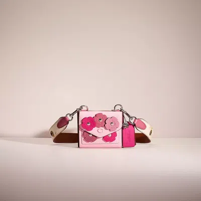 Coach Upcrafted Double Up Wallet Shoulder Bag Creation In Pink