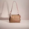 COACH UPCRAFTED DOUBLE ZIP SHOULDER BAG IN SIGNATURE CANVAS