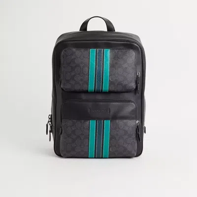 Coach Upcrafted Gotham Backpack In Signature Canvas In Black