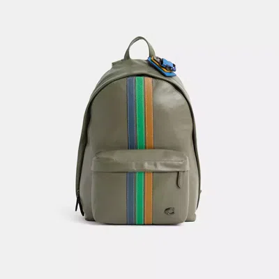 Coach Upcrafted Hall Backpack In Green