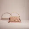 COACH UPCRAFTED HAYDEN FOLDOVER CROSSBODY CLUTCH WITH TEA ROSE KNOT