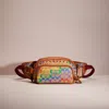 COACH UPCRAFTED HITCH BELT BAG IN RAINBOW SIGNATURE CANVAS