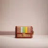 Coach Upcrafted Hutton Shoulder Bag In Signature Canvas In Brass/tan/rust