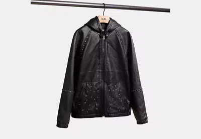 Coach Upcrafted Leather Trainer In Black