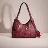 COACH UPCRAFTED LORI SHOULDER BAG WITH SNAKESKIN DETAIL
