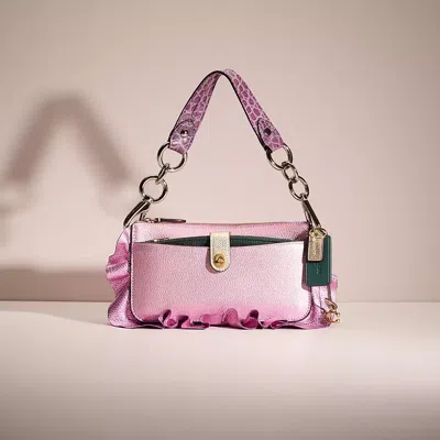 Coach Upcrafted Noa Pop Up Messenger In Colorblock In Pink