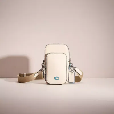 Coach Upcrafted Phone Crossbody In Chalk