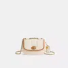 Coach Upcrafted Pillow Madison Shoulder Bag 18 With Quilting In Brass/chalk