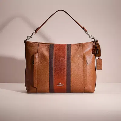Coach Upcrafted Scout Hobo In Brown