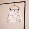 Coach Upcrafted Signature Denim Skirt In Bleach White