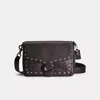 Coach Upcrafted Soft Tabby Messenger In Signature Leather In Black Copper/black