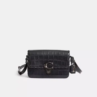 Coach Upcrafted Studio Shoulder Bag In Black