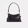 Coach Upcrafted Swinger 20 In Silver/black