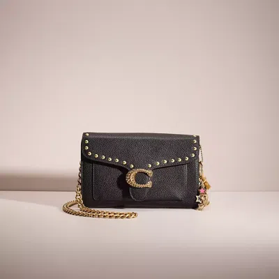 Coach Upcrafted Tabby Chain Clutch In Black