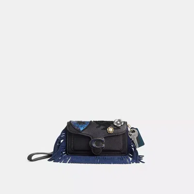Coach Upcrafted Tabby Crossbody Wristlet In Burgundy
