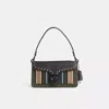 Coach Upcrafted Tabby Shoulder Bag 26 In Pewter/black