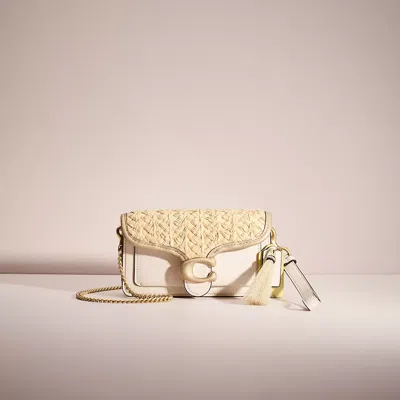 Coach Upcrafted Tabby Wristlet In Neutral