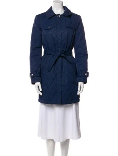 Pre-owned Coach Utility Jacket In Blue