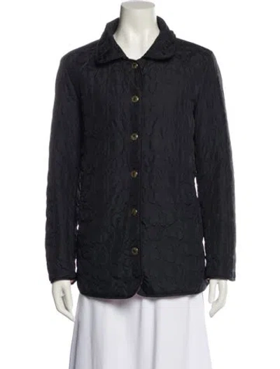 Pre-owned Coach Utility Jacket In Blue