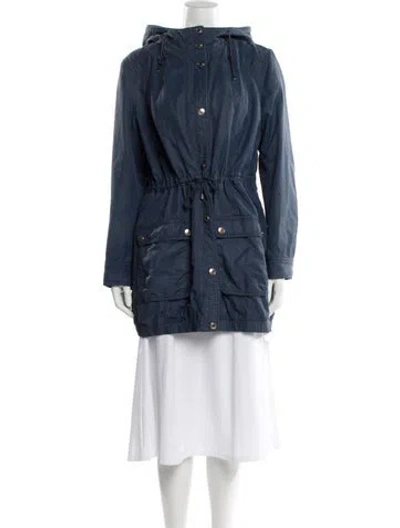 Pre-owned Coach Utility Jacket In Blue