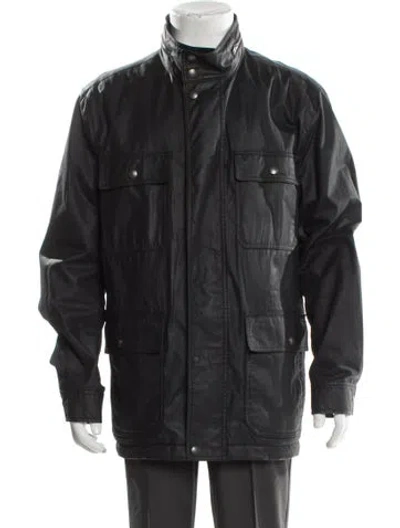 Pre-owned Coach Utility Jacket In Gray